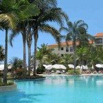 Porto mare, one of the best hotels at madeira, has a wonderful pool area with a beautiful garden. (photo: johnsteffensen. No)