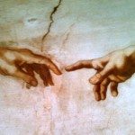 Pave julius ii beordret michelangelo til å dekorere taket i det sixtinske kapell. Michelangelo ble rasende og sa at han var billedhugger - ikke maler. Dette berømte utsnittet utgjør bare en bitteliten brøkdel av alt det enorme arbeidet som michelangelo utførte. (foto: britt hilt caspersen)
