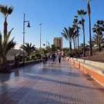 Fra strandpromenaden mellom playa de las americas og los cristianos. (johnsteffensen. No)