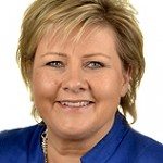 Erna solberg (h). Norges statsminister.