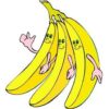 Bananas med bananer