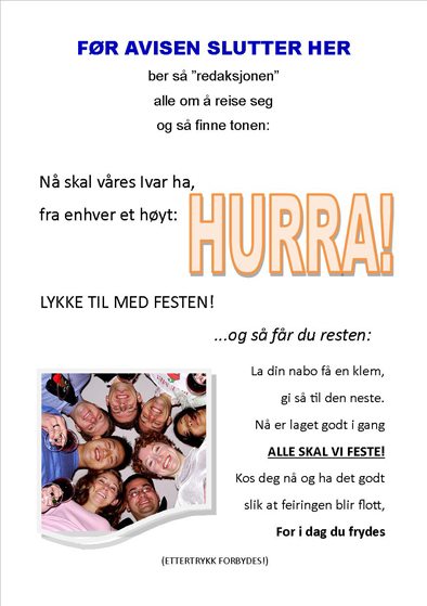 Festsang: sangavisen side 4 www. Johnsteffensen. No