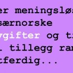 Meningsløst med særnorske bilavgifter som rammer urettferdig... Www. Johnsteffensen. No
