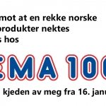 Jeg protesterer mot rema 1000 sin skvis av norske produkter
