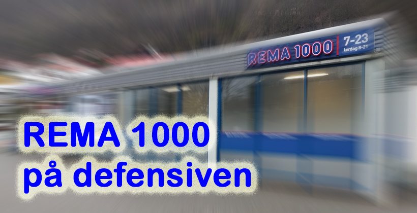 Rema 1000 opplever omsetningssvikt og tap av markedsandeler etter at Rema kastet ut diverse produsenter. Foto - www.johnsteffensen.no