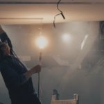 Bamix - den optimale stavmikser 5 Elektriker i arbeid. Illustrasjonsfoto.