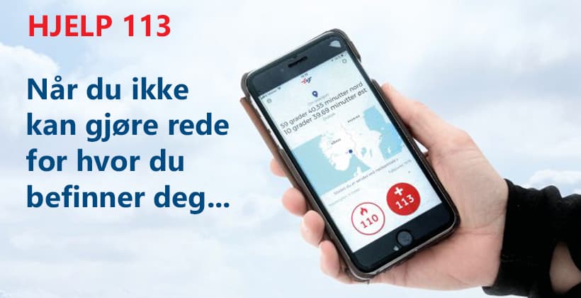 HJELP 113. Appen som løser et vesentlig problem. www.johnsteffensen.no
