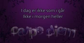 Carpe diem - Grip dagen! www.johnsteffensen.no
