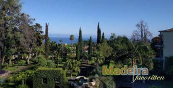 Et utsnitt av den mildt sagt praktfulle hagen til Madeira-hotellet Quinta Jardins do Lago. Foto - www.johnsteffensen.no