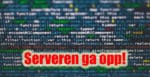 Serveren knelte