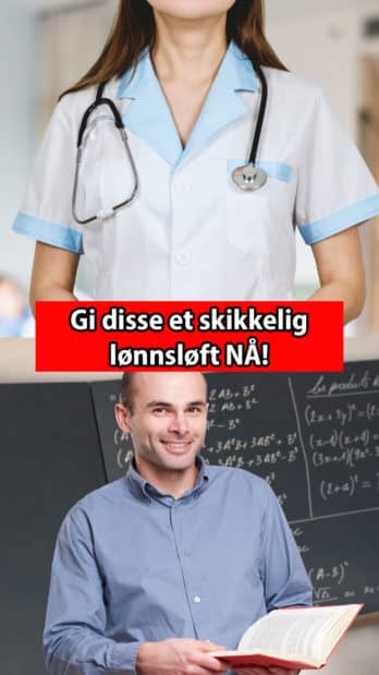 Gi helsepersonell og laerere et lonnsloft na www. Johnsteffensen. No