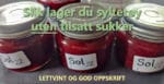 Oppskrift på syltetøy uten tilsatt sukker