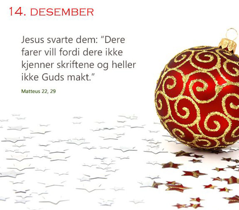 N Hellig Jul 14. desember