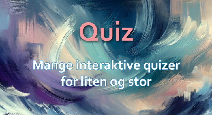 Interaktive quizer for liten og stor. Www. Johnsteffensen. No. Foto - bs mercantile5 - pixabay
