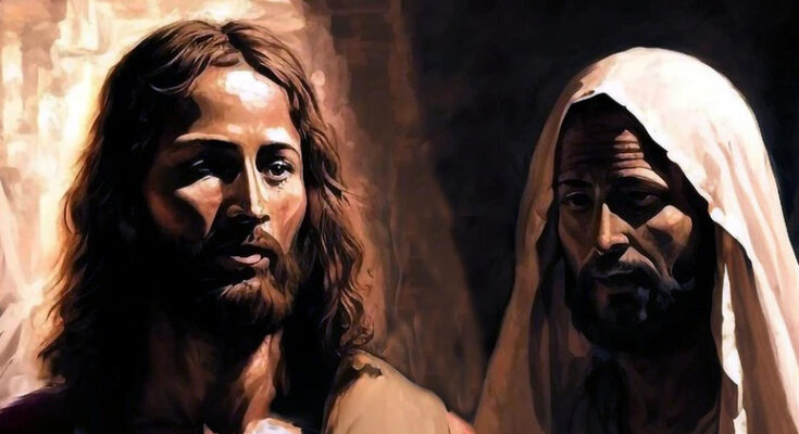 Vik bak meg, satan! Sa jesus til peter. Ill: charivera - pixabay