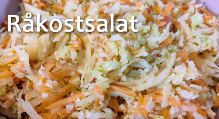 Råkostsalat er noe av det sunneste vi kan spise. Foto: john steffensen